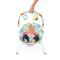 Bright Starts Rainforest Vibes 3-Point Harness Vibrating Baby Bouncer with -Toy bar 🍁 All In One Marketplace Canada