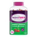 RestoraFIBRE+ Energy Daily Prebiotic Fibre Supplement Gummies for Adults, Promotes Regularity and A Healthy Digestive System and Supports Energy Metabolism, Packed with B Vitamins, 115 Count 🍁 All In One Marketplace Canada