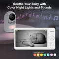 VTech Advanced HQ Max 7" Digital Video Baby Monitor with Pan-Tilt-Zoom, Night Light, Long Range, 2-WayTalk, Display, and Lullabies, No WiFi, White 🍁 All In One Marketplace Canada