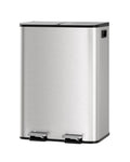 GarveeHome 2x8 Gallon Stainless Steel Dual Trash Can with Lid, Large Kitchen Step-on Garbage and Recycle Bin Combo, Metal Double Trash Can with PP Inner Buckets & Liner Rim for Kitchen Waste Sorting 🍁 All In One Marketplace Canada