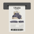Utopia Bedding Twin/Single Bed Sheets - 3 Piece Twin Size Cooling Sheet Set - Hotel Luxury Soft Breathable Microfiber, Oeko-TEX, Deep Pocket Easy Fit & Care, Fade & Wrinkle Resistant, Grey 🍁 All In One Marketplace Canada