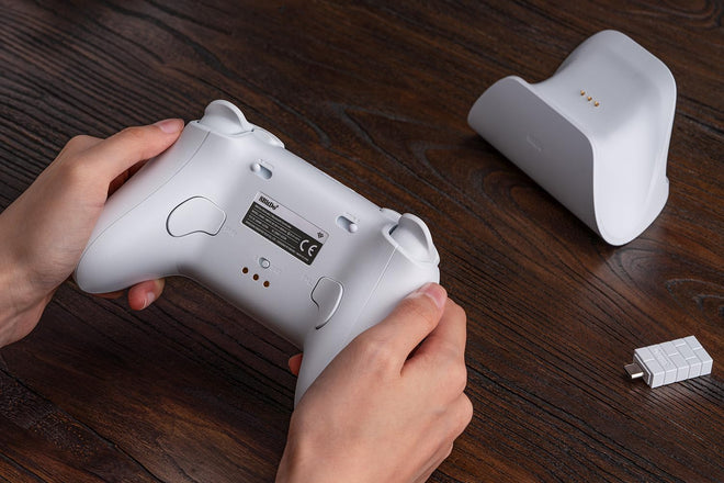 8BitDo Ultimate 2 Bluetooth Controller for Switch/Switch 2 & Windows PC, Switch Pro Controller with TMR Joysticks, Switchable Hall Effect/Tactile Triggers, Vibration and Motion Control - White 🍁 All In One Marketplace Canada