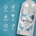 Crystal Mineral Deodorant Stick, 120g – Aluminum-Free, Unscented Natural Deodorant, 24-Hour Odor Protection, No Stains or Residue, Vegan & Cruelty-Free 🍁 All In One Marketplace Canada