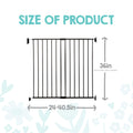 Regalo 2-in-1 Extra Tall Easy Swing Stairway and Hallway Walk Through Baby Gate, Award Winning Brand, 36 Inches Tall, Fits Openings Between 24 to 40.5 Inches,Black 🍁 All In One Marketplace Canada