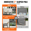 VEVOR Retractable Side Awning, 71''x 138'' Outdoor Privacy Screen, 180g Polyester Water-Proof Retractable Patio Screen, UV 30+ Room Divider Wind Screen for Patio, Backyard, Balcony, Beige 🍁 All In One Marketplace Canada