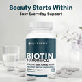 Nutrawave Extra Strength Biotin 10000mcg – Biotin for Hair Growth, Lush Hair, Glowing Skin & Strong Nails, Ideal for Women & Men, Non-GMO, Vegan, Gluten-Free. 120 Capsules 🍁 All In One Marketplace Canada