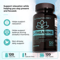Nutratology® L-Theanine 250MG Capsules | Canadian-Made | For Stress Management | Promotes Relaxation & Calmness Without Drowsiness - L-Theanine Supplement for Stress Relief | 120 Capsules 🍁 All In One Marketplace Canada