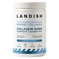 Landish Pure Canadian Marine Collagen Peptides Powder - Whole-Body Benefits & Joint Support, For Women & Men - Hydrolyzed, Unflavoured, Ultra-Pure Protein Supplement - Fully Dissolves, 0 Carb & Sugar - Made in Canada - 250 g (30-Day Supply)
