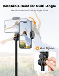 ANXRE 67.7" Photographic Tripod Stand with Light, NT99 Tripod Stand for Cell Phone & Camera & Gopro, Travel Stand Holder with Remote for Content Creator Video Recording 🍁 All In One Marketplace Canada