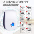 Pest Control Repeller, Plug-in Pest Control Repellent for Mouse, Insect, Cockroach, Mice, Spider, Bug, Ant, Mosquito, Rodent & Rats Indoor Use Repeller 6 Packs 🍁 All In One Marketplace Canada