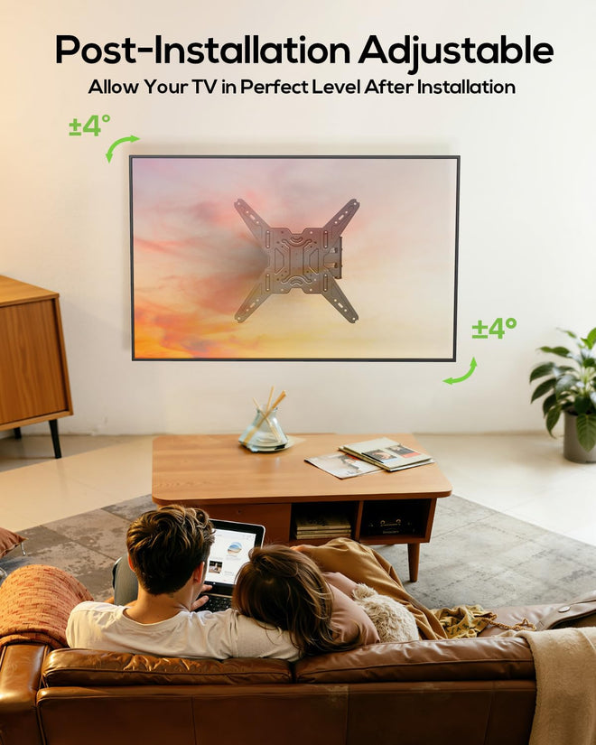 USX MOUNT Full Motion TV Wall Mount for 26-65 Inch TVs up to 77Lbs, Wall Mount TV Bracket, Single Stud Articulating TV Mount, Smooth Swivel Extension, Max VESA 400x400 mm, XMM919 🍁 All In One Marketplace Canada