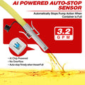 2026 Upgraded Electric Fuel Transfer Pump with Auto-Stop, 3.2 Gallon per Min, USB & Battery Powered, 51" Hose, 4 Gas & Jerry Can Adapters, Leak-Proof Gas Pump for Gasoline, Diesel and Kerosene 🍁 All In One Marketplace Canada