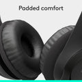 Logitech H390 Wired Headset for PC/Laptop, Stereo Headphones with Noise Cancelling Microphone, USB-A, in-Line Controls, Works with Chromebook - Black, 1 Pack 🍁 All In One Marketplace Canada