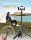 ANXRE 67.7" Photographic Tripod Stand with Light, NT99 Tripod Stand for Cell Phone & Camera & Gopro, Travel Stand Holder with Remote for Content Creator Video Recording 🍁 All In One Marketplace Canada