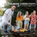 Bluetooth Speaker,Vanzon V40 Portable Wireless Bluetooth Speaker with IPX7 Waterproof, 24W HiFi Stereo Sound,24H Playtime, LED Lights and TWS Dual Pairing, Suitable for Home Outdoors Travel,Great Gift 🍁 All In One Marketplace Canada
