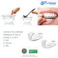 The ConfiDental - Moldable Mouth Guard for Teeth Grinding Clenching Bruxism Sport Athletic Whitening Tray Pack of 5 Including 3 Regular and 2 Heavy Duty Guard (3 (Ill) Regular 2 (ll) Heavy Duty) 🍁 All In One Marketplace Canada