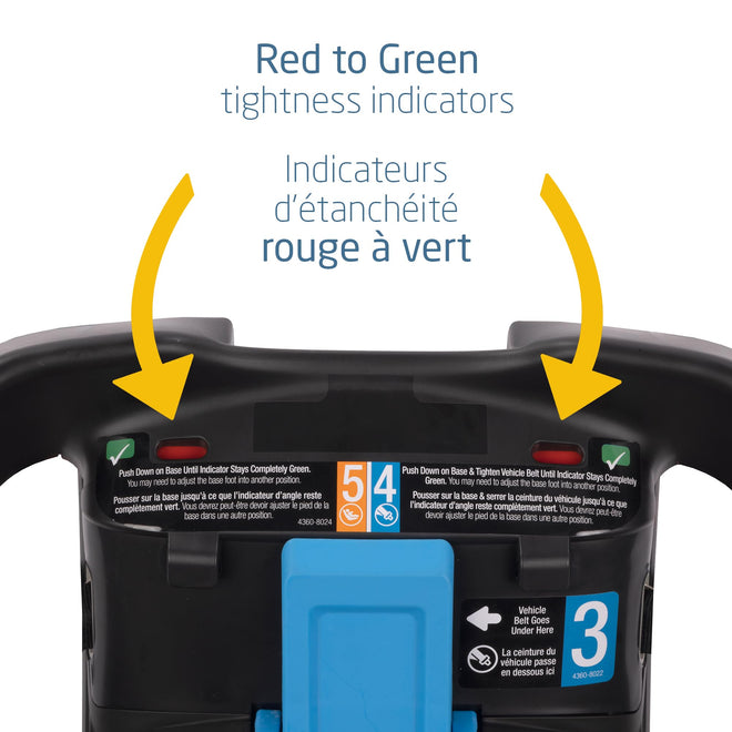 Maxi Cosi Mico Infant Car Seat Base - Compatible with All Mico Infant Car Seats, Adjustable, Anti-Rotation Stability Leg, Integrated Belt Lockoff, Self-Retracting One-Click UAS System, Black 🍁 All In One Marketplace Canada