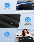 PEMOTech Car Window Shades(2 Pack)-Side Window Sun Shades, UV Protection Breathable Spandex Baby Window Covers for Camping, Universal Fit Most of Cars, Protect Privacy for Family (39.8"x27.2") Black 🍁 All In One Marketplace Canada