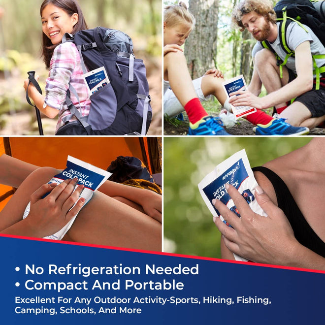 36 Instant cooler Ice pack- Ice packs Large (7.5 x 4.5 Inches) - Ready to use – Ideal for Injuries, Inflammation, Sprains, Strains,Pain relief 🍁 All In One Marketplace Canada