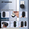 SECRUI Doorbell, Wireless Doorbell with 2 Receivers, Easy Installation, Adjustable Volumes, 58 Chimes, 1000Ft Operating Range, LED Indicator, Black 🍁 All In One Marketplace Canada