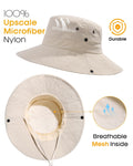 FURTALK Sun Hat for Women Men UV Protection Safari Hat Womens Summer Wide Brim Packable UPF50 Hiking Fishing Cowboy Style hat Beige 🍁 All In One Marketplace Canada