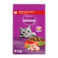 WHISKAS Meaty Selections Dry Cat Food with Real Chicken, Large 9.1kg Bag 🍁 All In One Marketplace Canada