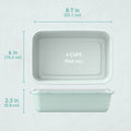 Bentgo Prep 1-Compartment Meal-Prep Containers with Custom-Fit Lids - Microwaveable, Durable, Reusable, BPA-Free, Freezer and Dishwasher Safe Food Storage Containers - 10 Trays & 10 Lids (Mint) 🍁 All In One Marketplace Canada