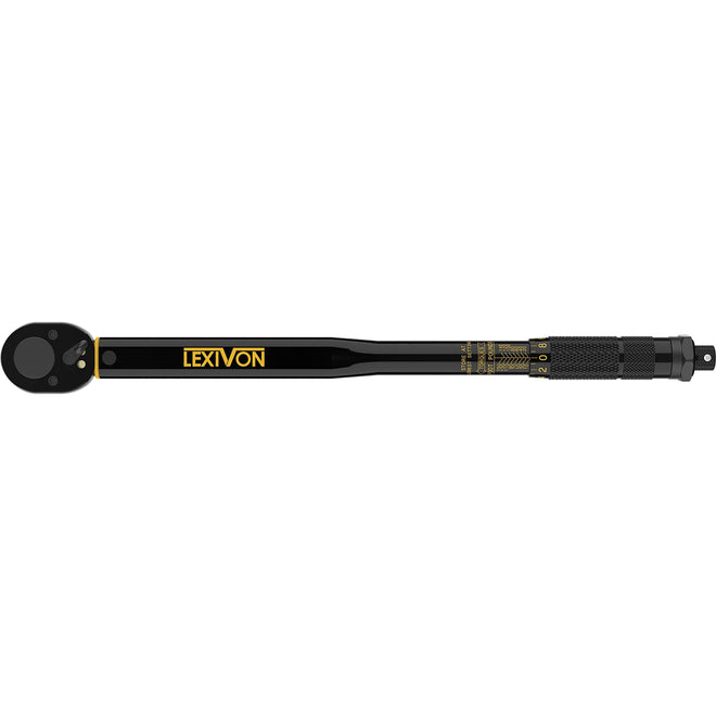 LEXIVON Torque Wrench 1/2-Inch Drive Click 10~150 Ft-Lb/13.6~203.5 Nm (LX-183) 🍁 All In One Marketplace Canada
