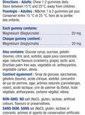 Jamieson 100% Pure Magnesium Bisglycinate 20 mg Gummies Cranberry Grape Flavour, Not Blended, Magnesium Oxide Free, Supports Bone Development and Muscle Function, Source of Electrolytes, No Artificial Colours, Flavours, or Preservatives, 60 Count