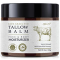 Beef Tallow and Honey Balm for Skin: Whipped Grass Fed Beef Tallow Balm Moisturizer with Raw Honey and Olive Oil for Face and Body - Natural Cow Fat Cream Unscented 🍁 All In One Marketplace Canada