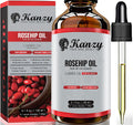 Kanzy Rosehip Oil for Face 120ml - Cold-Pressed Rosehip Oil for Skin, Hair, Nails & Body | Vegan & Cruelty-Free Moisturizing Oil for Daily Use 🍁 All In One Marketplace Canada