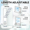LOVIGA Portable Air Conditioner Window Kit, Window Vent Kit Seal Kit for Portable Air Conditioner Dryer, 25x102~162cm Length Adjustable 2022 Upgraded 100% Sealing Waterproof Easy to Install 🍁 All In One Marketplace Canada