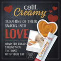 Catit Creamy Cat Treats Lickable, Chicken & Liver Flavor, 50 tubes, Mega Pack, Hand-Fed Lickable Cat Treats, Healthy & Hydrating, Made With Fresh Ingredients, Gaterie Pour Chat 🍁 All In One Marketplace Canada