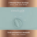 Crock-Pot Design Series 4.5-Quart Manual Slow Cooker, Ocean Fog Green 🍁 All In One Marketplace Canada