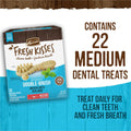 Merrick Fresh Kisses Mint Breath Strips Medium Brush Dental Dog Treat - Value Box (22 ct) 🍁 All In One Marketplace Canada