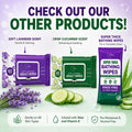Adult Wipes For Elderly - 8"x13" 720ct (12 Packs of 60) Huge & Soft Non-Flushable Body Wipes for Adults Bathing No-Rinse - Incontinence Disposable Washcloths, Vitamin E & Aloe Infused 🍁 All In One Marketplace Canada