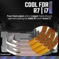 Cooler Master Hyper 212 Spectrum V3 CPU Air Cooler, ARGB Sync, 120mm PWM Fan, 4 Copper Direct Contact Heat Pipes, 152mm Tall, AMD Ryzen AM5/AM4, Intel LGA1700/1200 (RR-S4NA-17PA-R1) 🍁 All In One Marketplace Canada