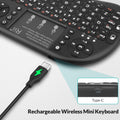 Rii i8+ Mini Wireless Keyboard,Bluetooth Keyboard with Touchpad,Handheld Remote,LED Backlit Compatible with Android TV Box, Android Smart TV,HTPC,Raspberry Pi, Win 7 8 10,Mac OS 🍁 All In One Marketplace Canada