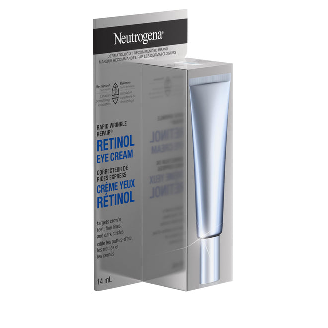Neutrogena Rapid Wrinkle Repair Regenerating Cream - Retinol Face & Eye Moisturizer - Hyaluronic Acid Serum - 14 mL 🍁 All In One Marketplace Canada