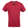 Gildan Men's V-Neck T-Shirts, Multipack, Style G1103, Navy/Charcoal/Cardinal Red (5-Pack), X-Large, Navy/Charcoal/Cardinal Red (5-Pack), X-Large 🍁 All In One Marketplace Canada