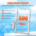 VEVOR Dock Ladder, Removable 3 Steps, 500 lbs Load Capacity, Aluminum Alloy Pontoon Boat Ladder with 3.1'' Wide Step & Nonslip Mat, Easy to Install for Ship/Lake/Pool/Marine Boarding 🍁 All In One Marketplace Canada