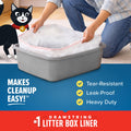 Jonny Cat Litter Box Liners: Heavy Duty - Tear & Leak Resistant - Drawstring Close - Jumbo, 15 Count 🍁 All In One Marketplace Canada