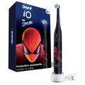 Oral-B iO Kids Rechargeable Electric Powered Toothbrush, Spiderman with 1 Gentle Care Brush Head - Automatic Pressure Sensor to Protect Gums - 3 Cleaning Settings - 2 Min Music Timer - 28 Day Battery Life 🍁 All In One Marketplace Canada