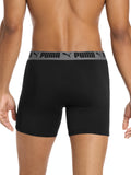 Puma Men's 4 Pack Active Stretch Boxer Briefs, Black, Large 🍁 All In One Marketplace Canada