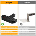 Nilight Hitch Step with 2" Hitch Receiver Rear Bumper Guard Protector 11.9 Inch with 5/8” Hitch Pin Clip Upgraded Textured Black Anti Slip Hitch Step Bar for Pickup Truck Car SUV 🍁 All In One Marketplace Canada