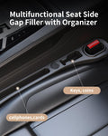 MBERFITU 2 Pack Car Seat Gap Filler Organizer, PU Leather Seat Crevice Blocker Fill The Gap Between Seat and Center Console Stop Things from Dropping (Updated Version) 🍁 All In One Marketplace Canada