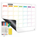 Magnetic Calendar for Fridge, Dry Erase Whiteboard Calendar Monthly Planner, 6-Week Layout, Easy to Clean, Extra-Thick Strong Magnetic Hold, Includes Dual-Magnet Markers & Eraser 43 x 33 cm 🍁 All In One Marketplace Canada