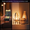 Philips Hue Smart LED A19 Bulb, White and Color Ambiance, E26 Base, 9.5W, Full Spectrum Light 1000K-20000K, 1100 Lumens, Dimmable, Works with Alexa, Google Assistant, and Apple Home, 1 Pack 🍁 All In One Marketplace Canada