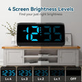 Netzu Loud Alarm Clocks for Bedrooms, Heavy Sleepers Alarm Clock with Dual Alarms, Bold Digits, 5 Dimmers, 4 Volumes, Snooze, Bedside Clock for Deep Sleepers Kids Teens Seniors, Plug in Clock 🍁 All In One Marketplace Canada