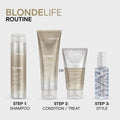 Joico Blonde Life Brightening Blonde Conditioner, Neutralizes Brassy Tones, Protect and Strengthen Bleached Hair, Anti Frizz with Coconut Oil, Sulfate Free 🍁 All In One Marketplace Canada